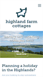 Mobile Screenshot of highlandfarmcottages.co.uk